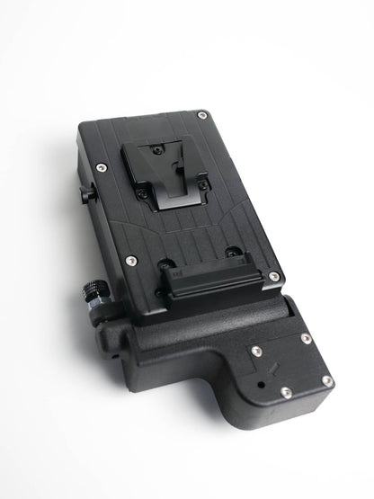 Rear View of a V lock plate version of an SR SR2 Sr3 Battery converter