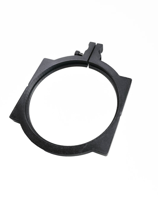 A black plastic diopter holder tray for an Arri LMB Mattebox shown on a plain white background.