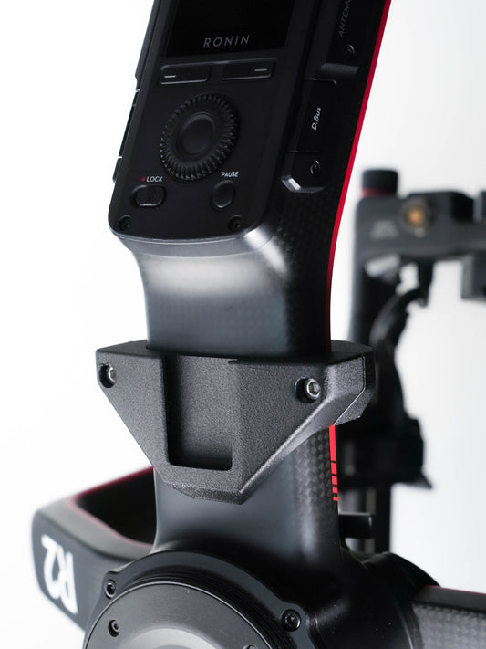 Closeup of Back Panel For DJI ronin showing EVF mount